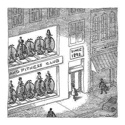 Penny-Farthing Fitness Club Wall Art