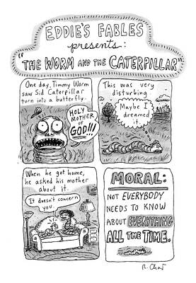 Fairy Tale Drawing - A Four-panel Cartoon Detailing The Trauma by Roz Chast