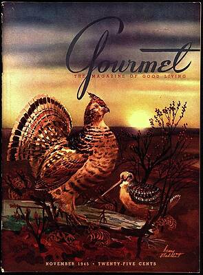 A Gourmet Cover Of A Turkey Print
