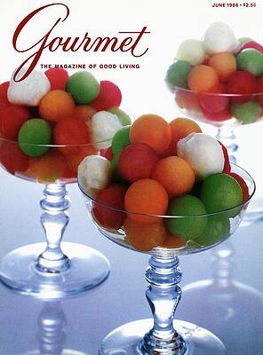 Colorful Fruit Cocktail Presentation Photograph