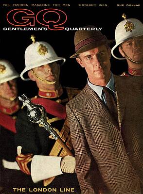 Wall Art featuring the photograph A Gq Cover Of Guards by Chadwick Hall