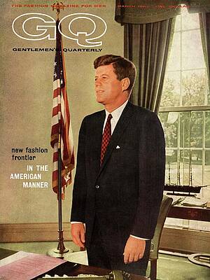 John F. Kennedy in Oval Office Wall Art