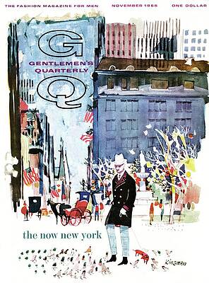 Gentlemen's Quarterly New York Cover Wall Art
