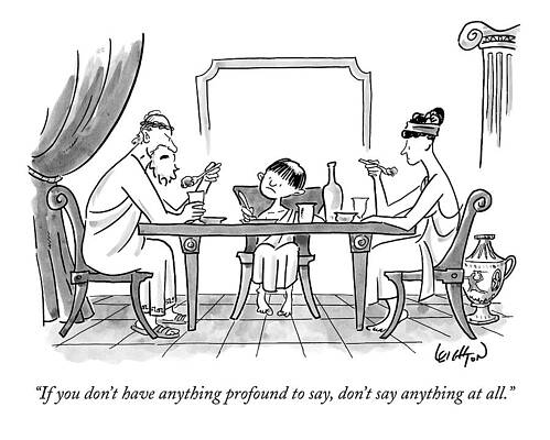 Father Drawing - A Greek Family Is Seen Eating At The Table by Robert Leighton