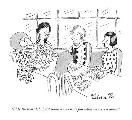 Book Club Meeting Humor Wall Art