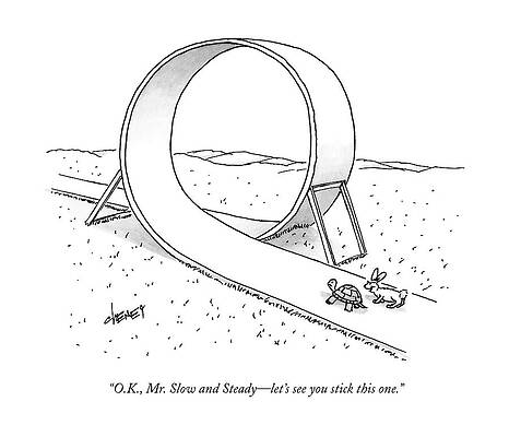 Tortoise and Hare Challenge Wall Art