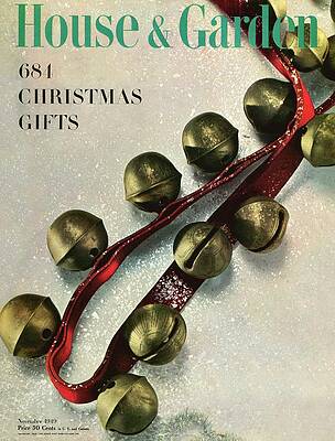 Wall Art featuring the photograph A House And Garden Cover Of Sleigh Bells by Herbert Matter