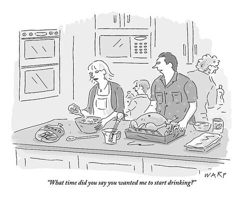 Thanksgiving Kitchen Humor Wall Art