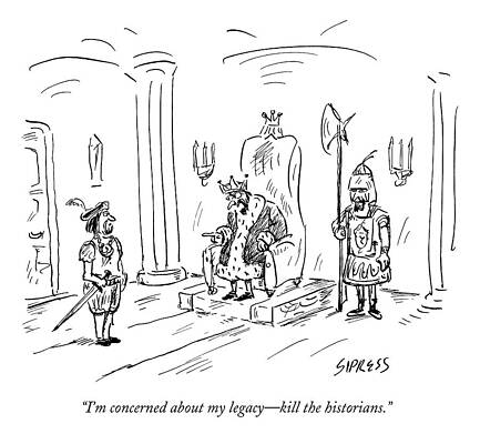 Concerned King and Advisors Wall Art