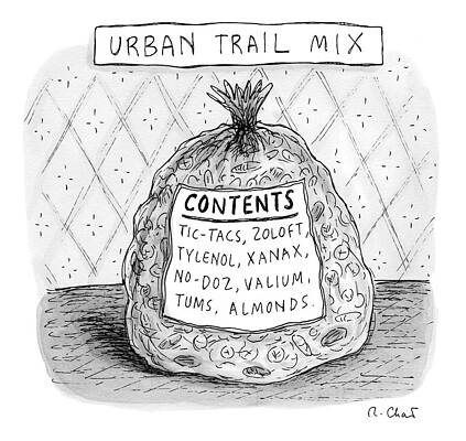 Urban Trail Mix Bag Sketch Drawing