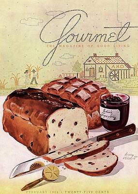 Nineteenth Century Wall Art featuring the photograph A Loaf Of Raisin Bread by Henry Stahlhut
