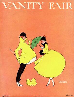 Elegant Couple with Yellow Attire Wall Art