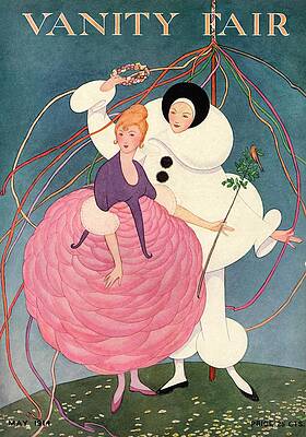 Wall Art featuring the photograph A Magazine Cover For Vanity Fair Of A Girl by George Wolfe Plank