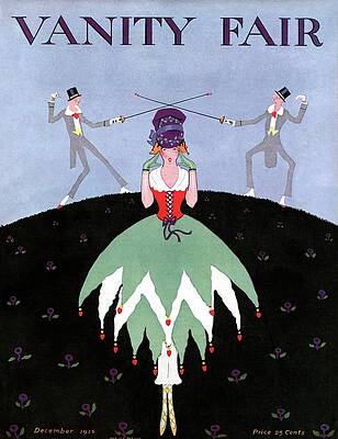 Stylish Figures in Elegant Attire Wall Art