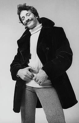 Man in Turtleneck and Coat Photograph