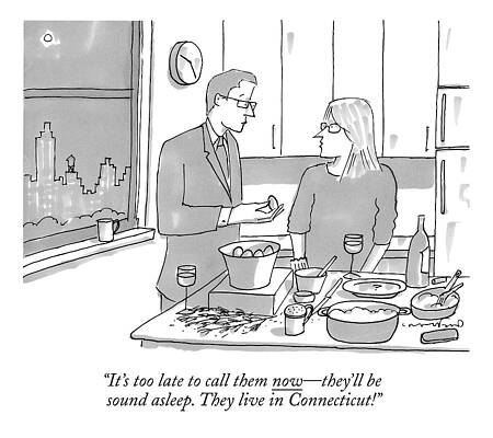 Late Night Kitchen Conversation Wall Art