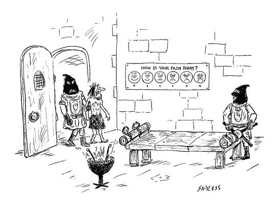 Medieval Dungeon Humor Drawing