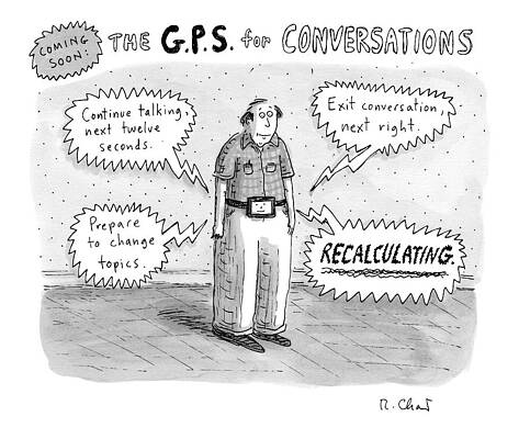 GPS Guidance for Conversations Wall Art