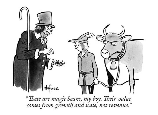 Magic Beans Exchange with Farmer Wall Art