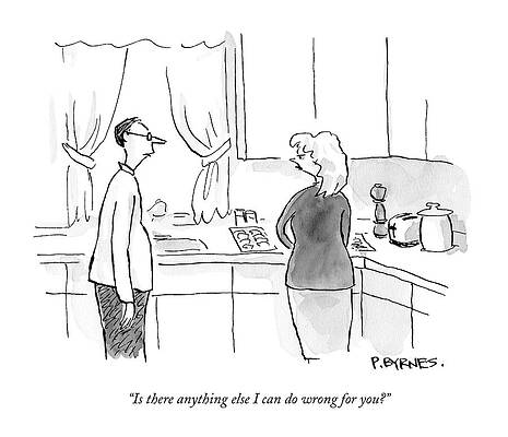 Kitchen Conversation Cartoon Wall Art