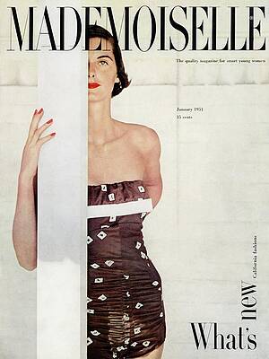 California Wall Art featuring the photograph A Model Wearing A Bathing Suit By Cole by John Engstead