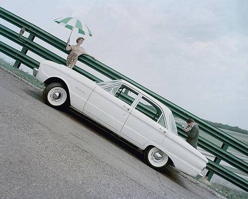 Vintage Car on a Sunny Day Wall Art