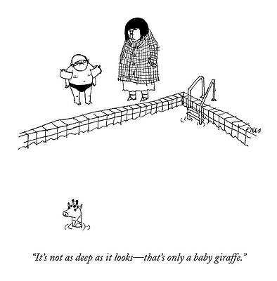 Summer Drawing - A Mother Talks To His Scared-looking Son by Edward Steed