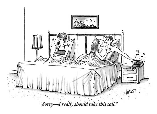 Naked Drawing - A Naked Man With A Naked Woman  Resting by Tom Cheney