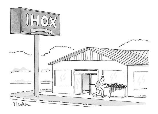 House Drawing - Ihox by Charlie Hankin