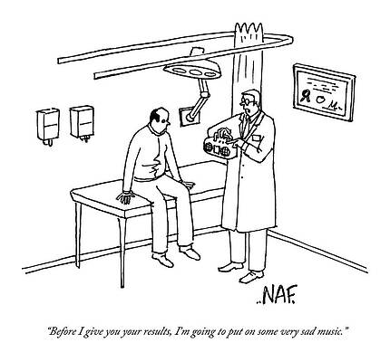 Doctor's Grim News Drawing