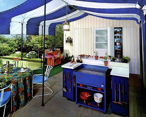 Landscape Architecture Wall Art featuring the photograph A Patio by Pedro E. Guerrero