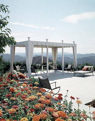 Home Photograph - A Pavilion In The Backyard Of Bruce Macintosh's by George De Gennaro