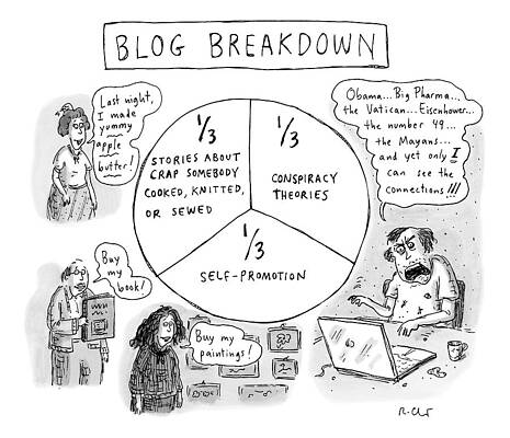 Blog Breakdown Cartoon Wall Art