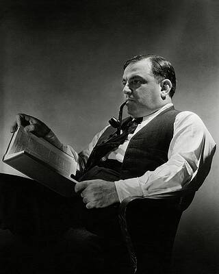 Pipe Wall Art featuring the photograph A Portrait Of Fiorello La Guardia by Lusha Nelson