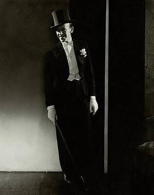 Wall Art featuring the photograph A Portrait Of Fred Astaire by Edward Steichen