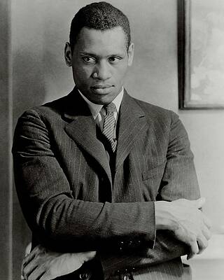 Man in a pinstripe suit Wall Art