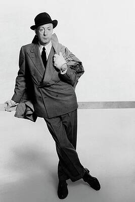 Wall Art featuring the photograph A Portrait Of T.h. Robsjohn-gibbings by Herbert Matter