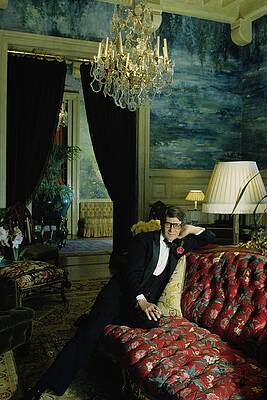 Lavish Living Room with a Fashion Icon Photograph