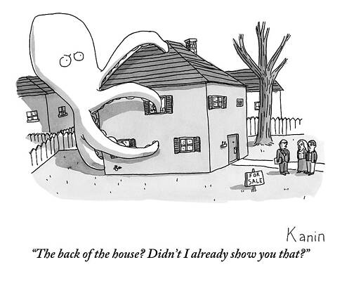 Giant Octopus Real Estate Drawing