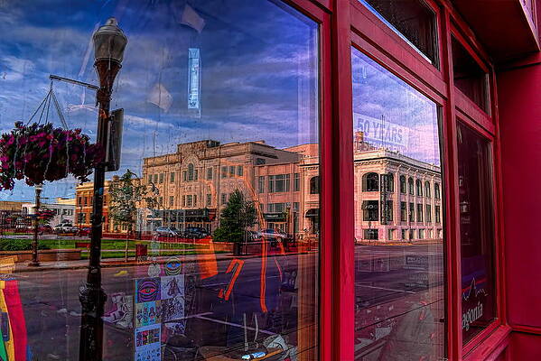 Wis Photograph - A Reflection Of Wausau's Grand Theater by Dale Kauzlaric