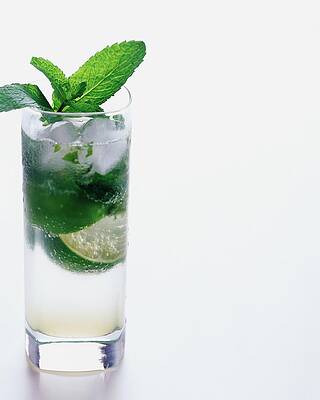 Wall Art featuring the photograph A Sloppy Joe's Mojito by Romulo Yanes