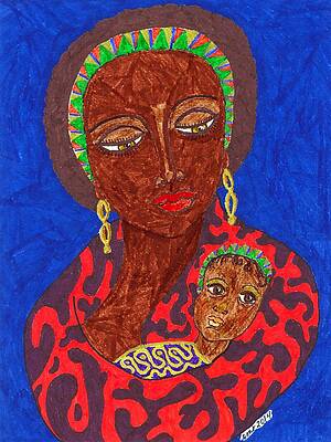 Woman Wall Art featuring the painting A Son Is Given by Stacey Torres