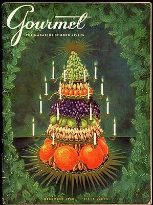 Festive Fruit Holiday Centerpiece Wall Art