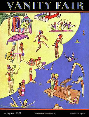 1927 Vanity Fair Cover Illustration Wall Art