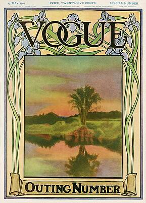 Vogue Outing Landscape Cover Print