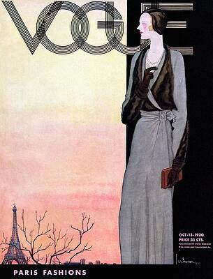 Vogue Paris Fashions 1930 Photograph