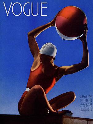 Vogue Swimwear Cover 1932 Wall Art