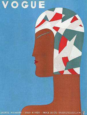 Vintage Vogue Cover Art Wall Art