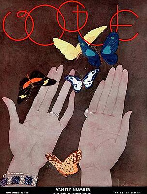 Hands and Butterflies Composition Photograph