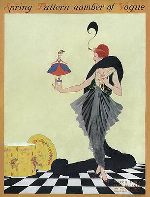 Vogue Spring Pattern Cover 1914 Wall Art